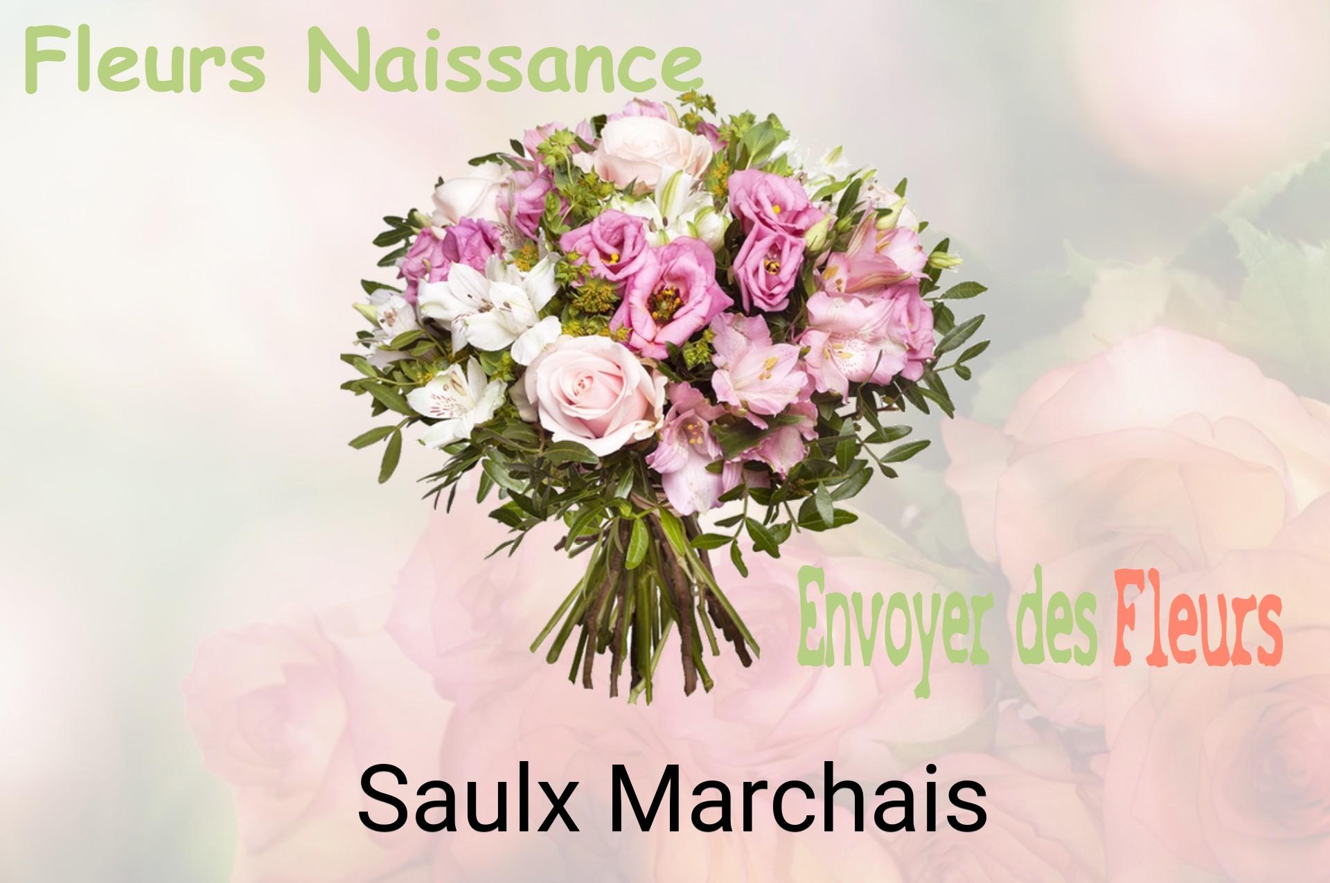 Bouquet de fleurs de naissance livré à Saulx-Marchais